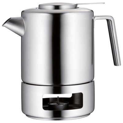 WMF Stalowy dzbanek do zaparzania herbaty z podgrzewaczem 1,2 l (0631226030)