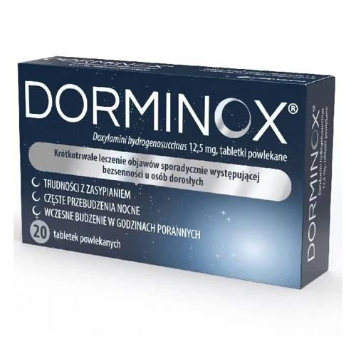 DORMINOX 12,5mg, 20 tabletek - !!! 24h WYSYŁKA !!!