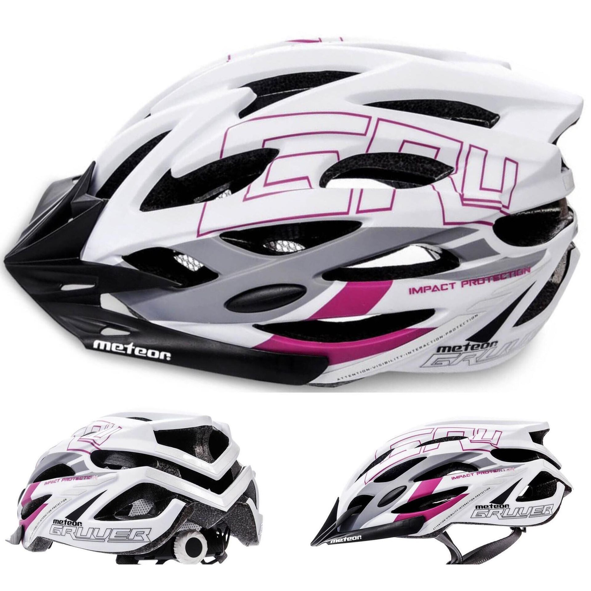 Meteor Kask rowerowy, Gruver, rozmiar 58-61
