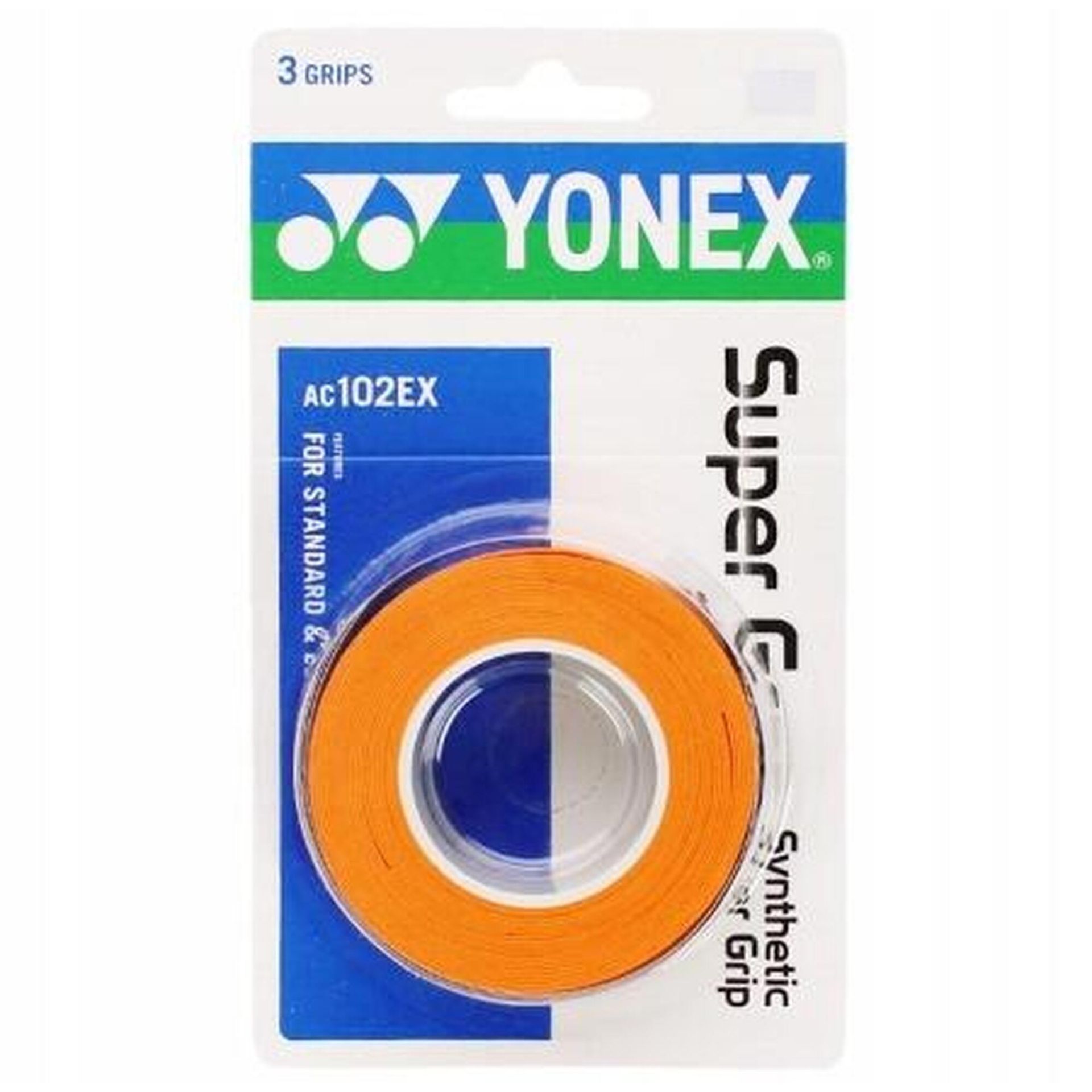 Yonex owijka tenisowa X3 SUPER GRAP ORANGE AC102EX 4930379385001