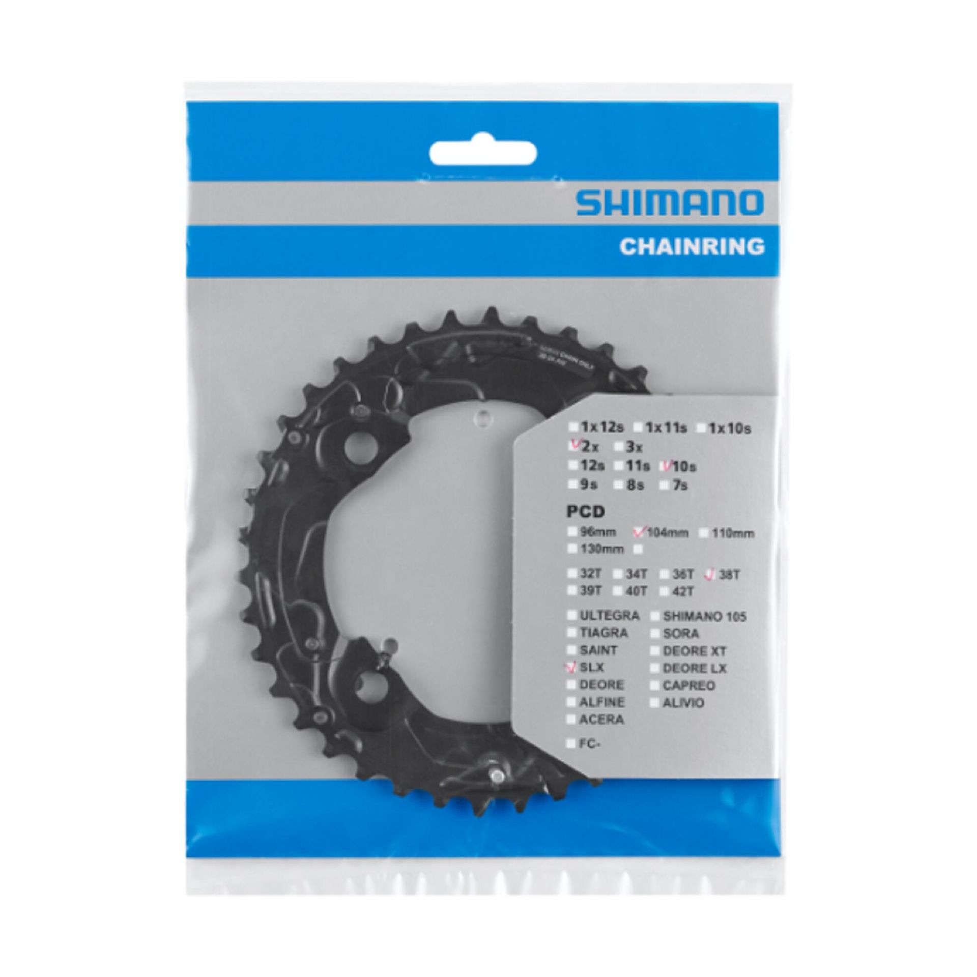 Фото - Запчастина для велосипедів Shimano Koronka mechanizmu korbowego do roweru MTB  Deore 24-28-36-38 do 10 