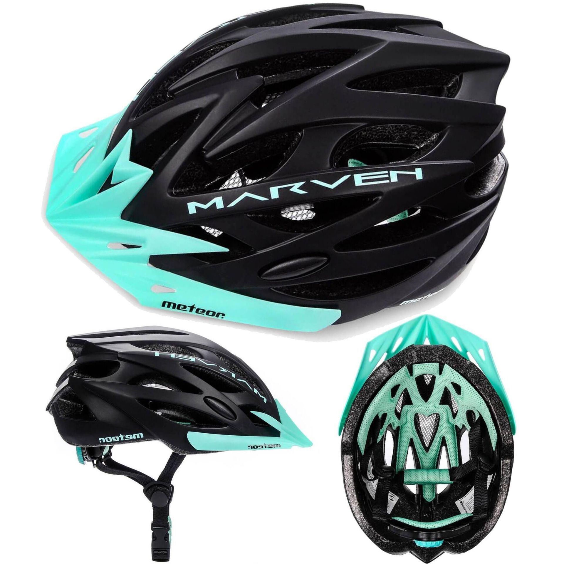 Meteor Regulowany Kask Rowerowy Dziecięcy 58-61 cm