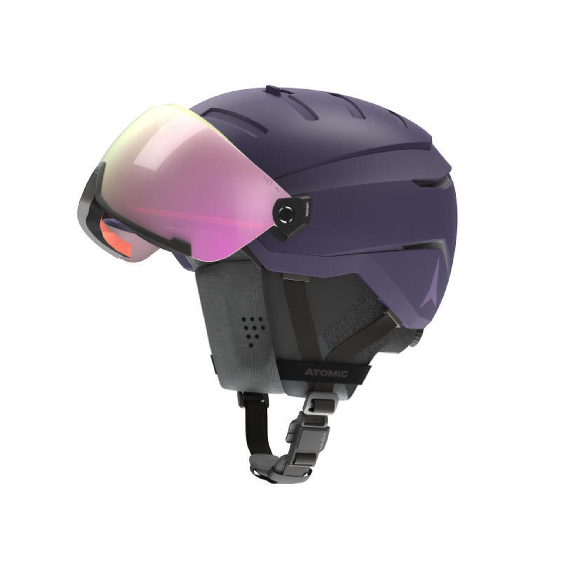 Kask narciarski Atomic Savor GT Amid Visor HD Purple 2024