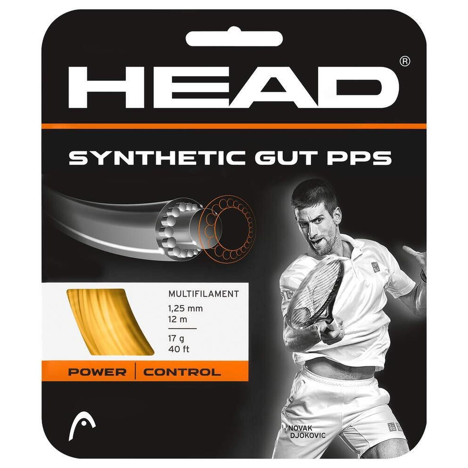 Naciąg tenisowy Head Synthetic Gut PPS set. 12 m. 1,25 mm