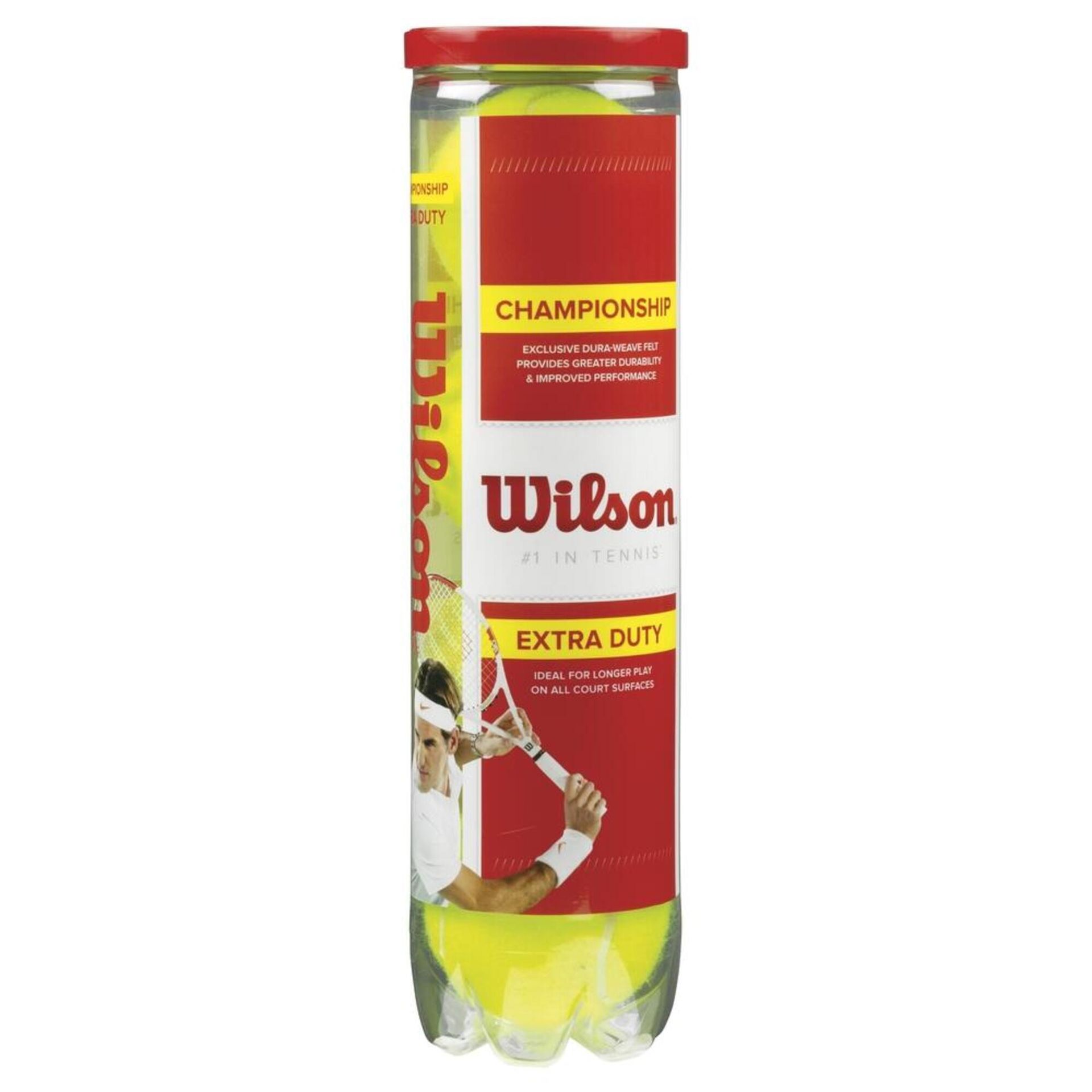 Wilson piłki tenisowe Championship -częściowy, żółta, 6.5, wrt11 0000 0887768196462
