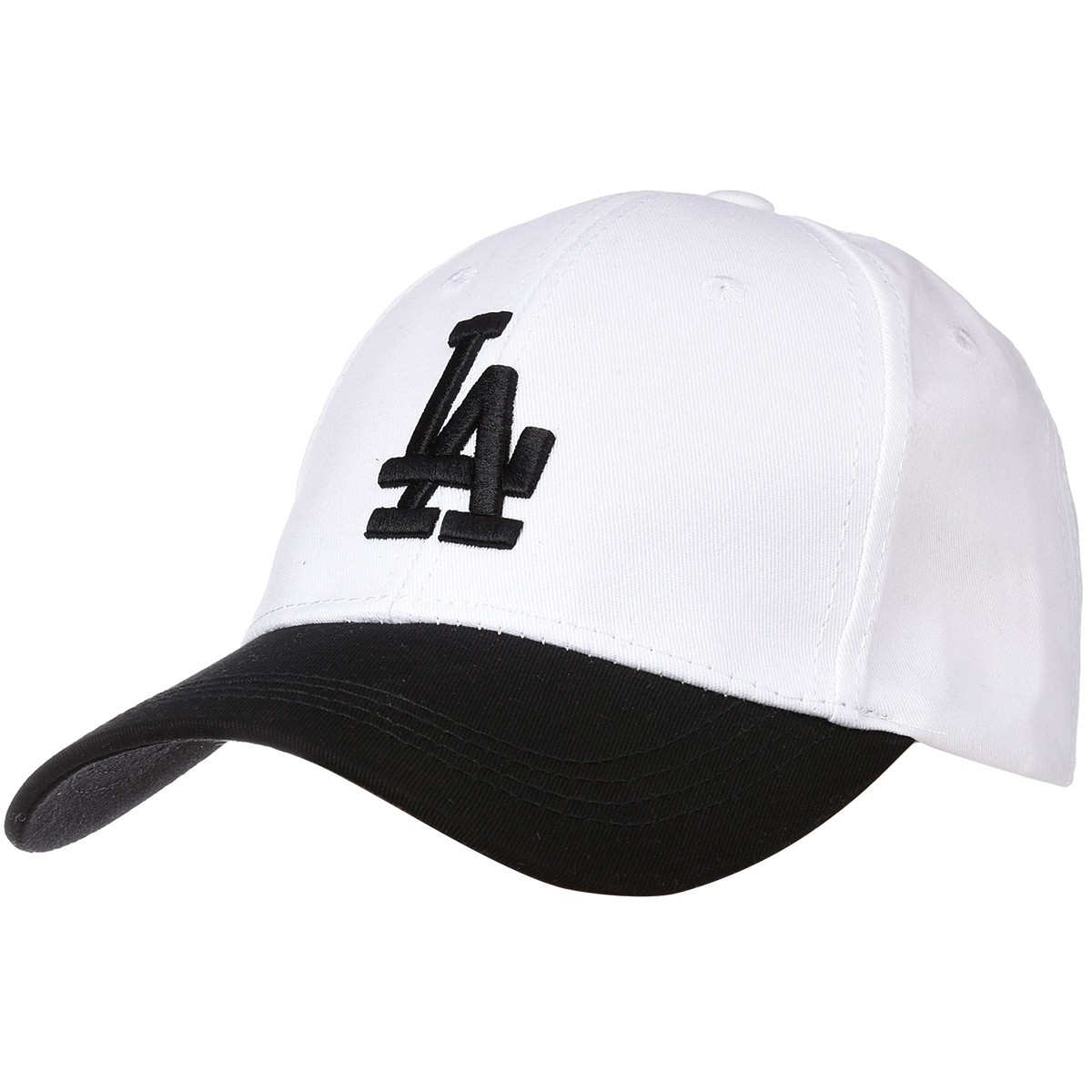 Biała czapka z daszkiem baseballówka LA biały