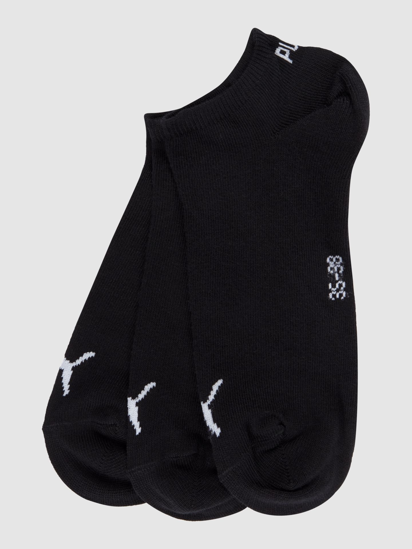 Krótkie skarpety z detalami z logo w zestawie 3 szt.