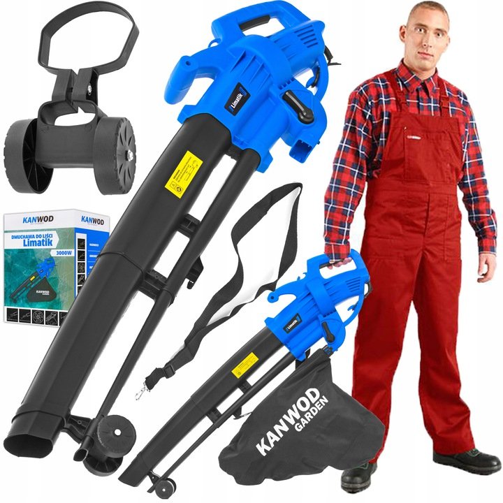 Dmuchawa elektryczna odkurzacz do liści Kanwod 5w1