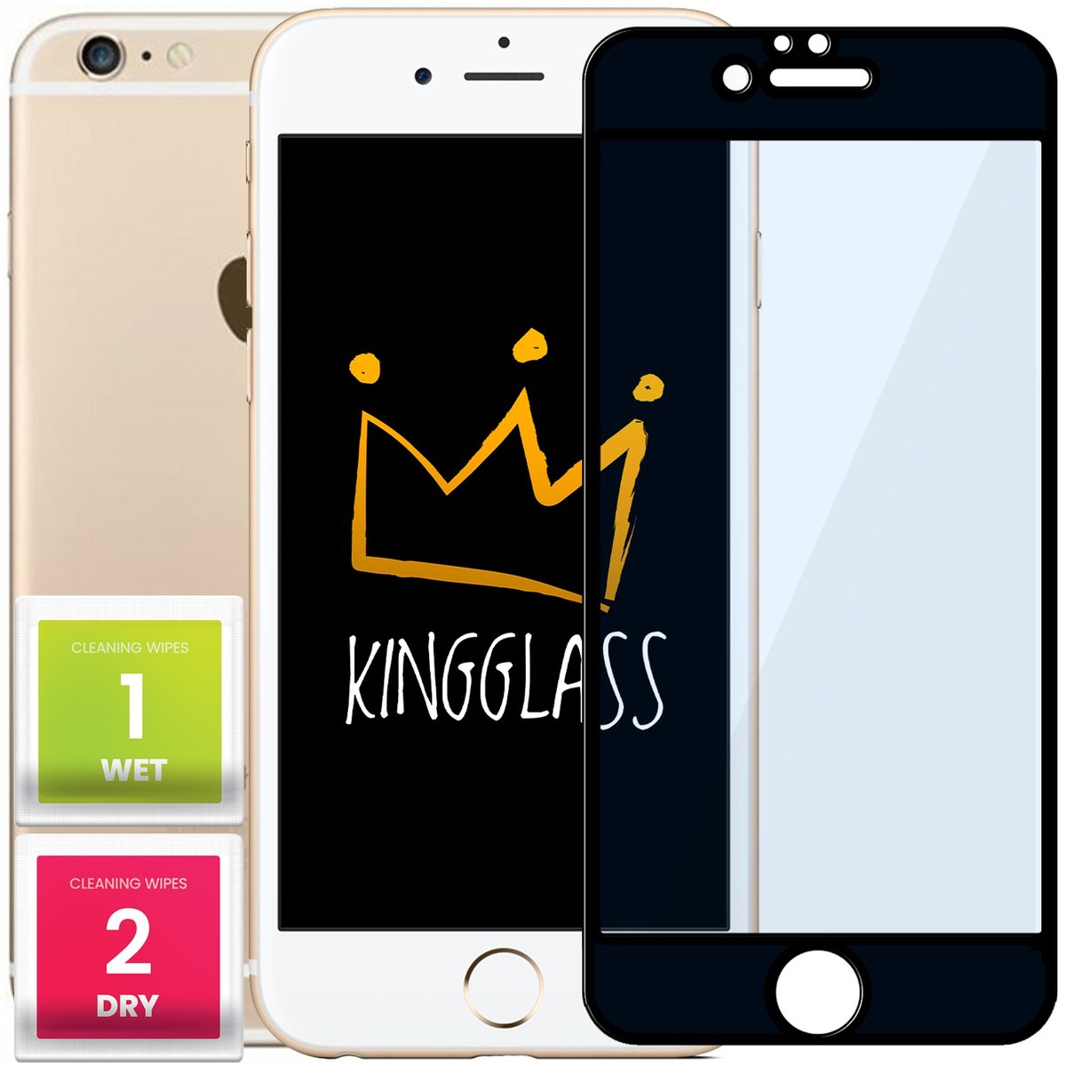 SZKŁO HARTOWANE DO IPHONE 6 / 6S PEŁNE NA CAŁY EKRAN SZKIEŁKO OCHRONNE 5D