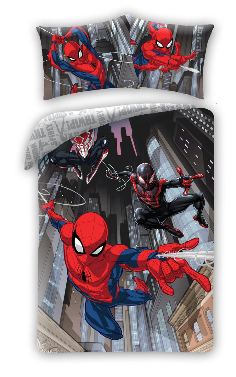Pościel na licencji 140x200 Marvela Spiderman