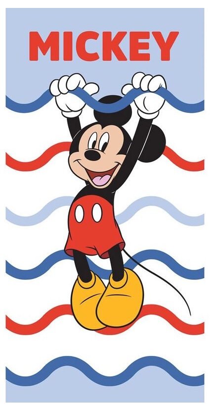 Bawełniany ręcznik kąpielowy Mickey Mouse 70 x 140 cm
