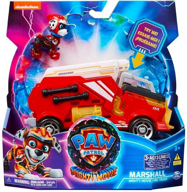 Spin Master, Pojazd z figurką Psi patrol Film 2 Marshall