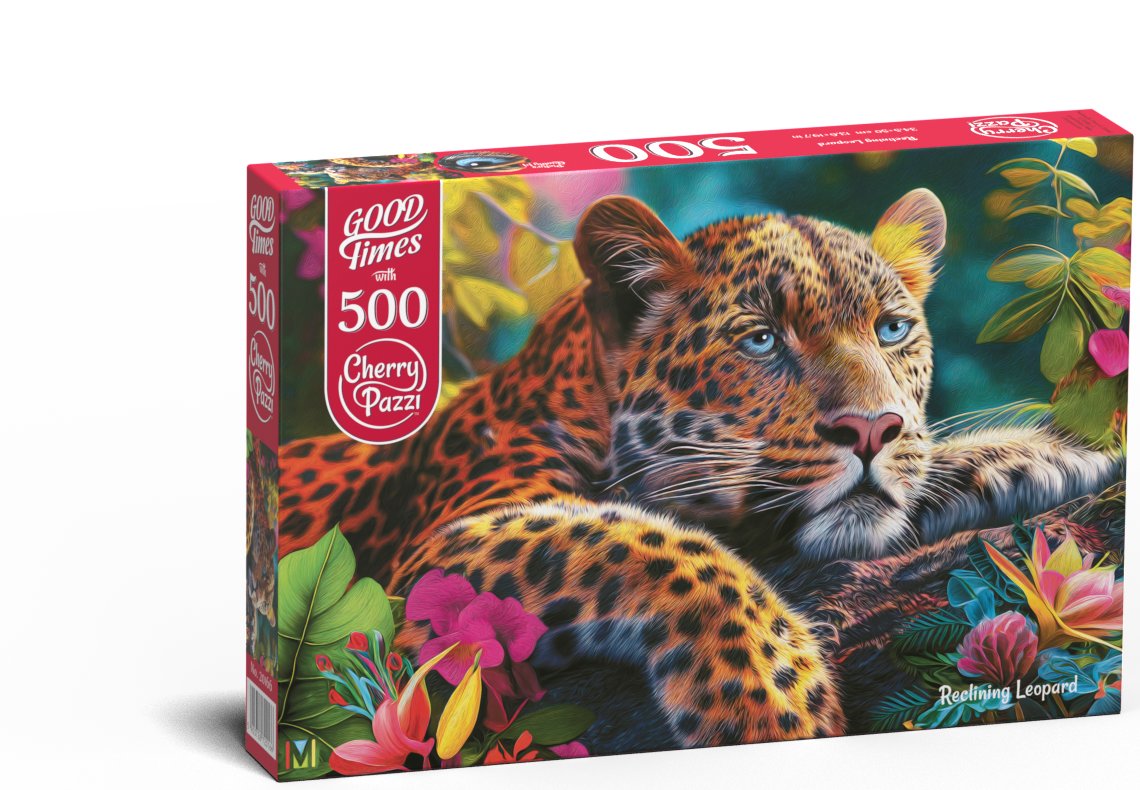 Puzzle 500 Cherrypazzi Reclining Leopard 20166