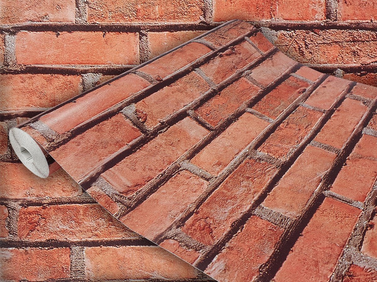 Samoprzylepna Okleina Meblowa Cegła Pruska Na Szafę Meble Regał 90x1500