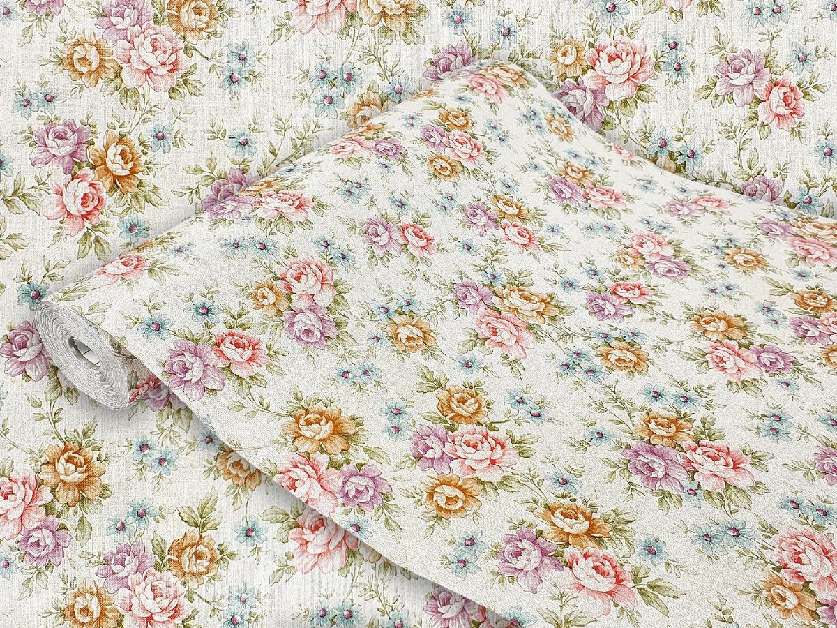 Samoprzylepna Okleina Meblowa Kwiaty Na Regał Komodę Meble Szafkę 45x990