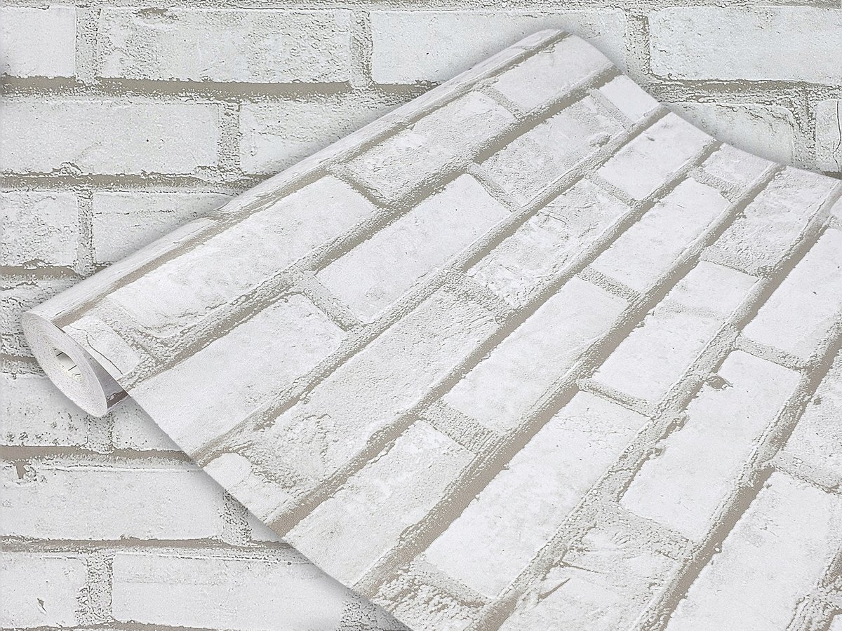 Dekoracyjna Okleina Meblowa Cegła Wapienna Na Regał Meble Szafkę 45x240