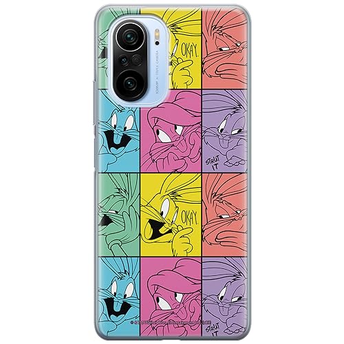 ERT GROUP etui na telefon Xiaomi MI 11i/ REDMI K40/K40 PRO/POCO F3/ F3 PRO, case oryginalny i oficjalnie licencjonowany przez Looney Tunes, wzór Bugs 026, optymalnie dopasowane, plecki z TPU