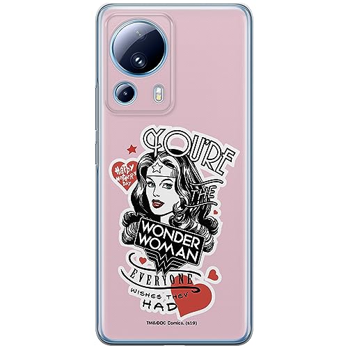 Etui Wonder Woman 014 DC Nadruk pełny Różowy Producent: Xiaomi, Model: 13 LITE/ CIVI 2