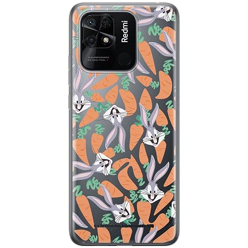 ERT GROUP etui na telefon Xiaomi REDMI 10C, case oryginalny i oficjalnie licencjonowany przez Looney Tunes, wzór Bugs 017, optymalnie dopasowane, plecki z TPU częściowo przeźroczyste