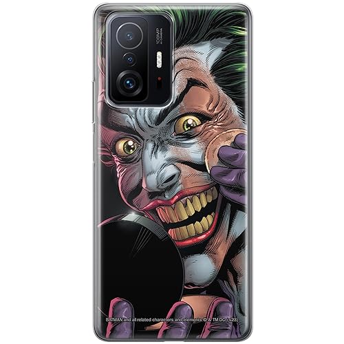 ERT GROUP etui na telefon Xiaomi 11T 5G / 11T PRO 5G, case oryginalny i oficjalnie licencjonowany przez DC, wzór Joker 023, optymalnie dopasowane, plecki z TPU
