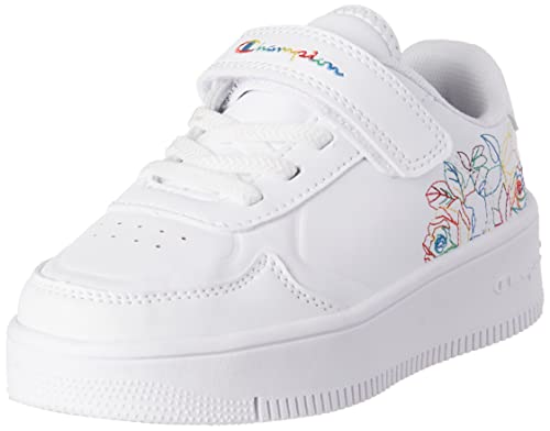 Champion Dziewczęce Rebound Platform Flower G Ps sneakersy, Biały Ww001, 29.5 EU