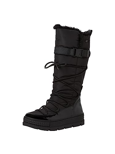 Tamaris Damskie sztyblety 1-26657-41, czarny, 41 EU