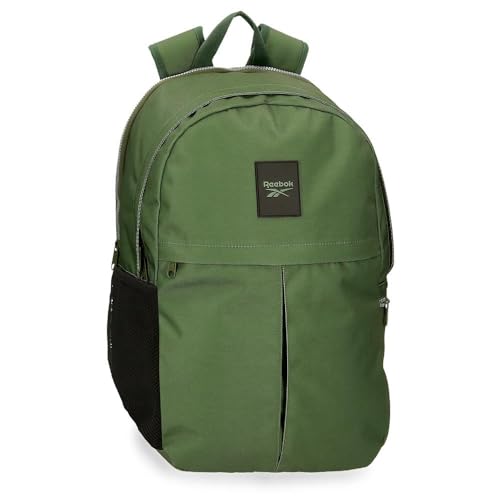 Reebok Arlie Plecak Podwójna komora Zielony 33x48x17 cms 26,93L Poliester, Zielony, Talla única, Podwójny plecak Komora
