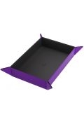 Gamegenic: Magnetic Dice Tray - Rectangular - Black/Purple