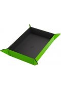 Gamegenic: Magnetic Dice Tray - Rectangular - Black/Green