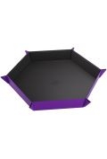 Gamegenic: Magnetic Dice Tray - Hexagonal - Black/Purple