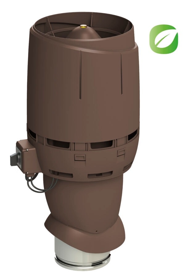 VILPE WENTYLATOR DACHOWY ECO FLOW 160P/500 BRĄZOWY - Specjalistyczny sklep - Raty 0% - Kup z PayPo i zapłać za 30 dni