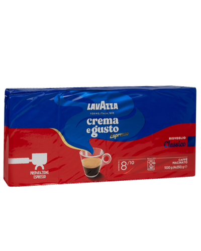 4 x Lavazza Crema e Gusto Espresso 0,25 kg mielona - PRZECENA
