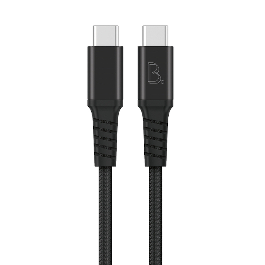 Zdjęcia - Kabel B.On Cotton  USB-C/USB-C 0.5m (czarny)