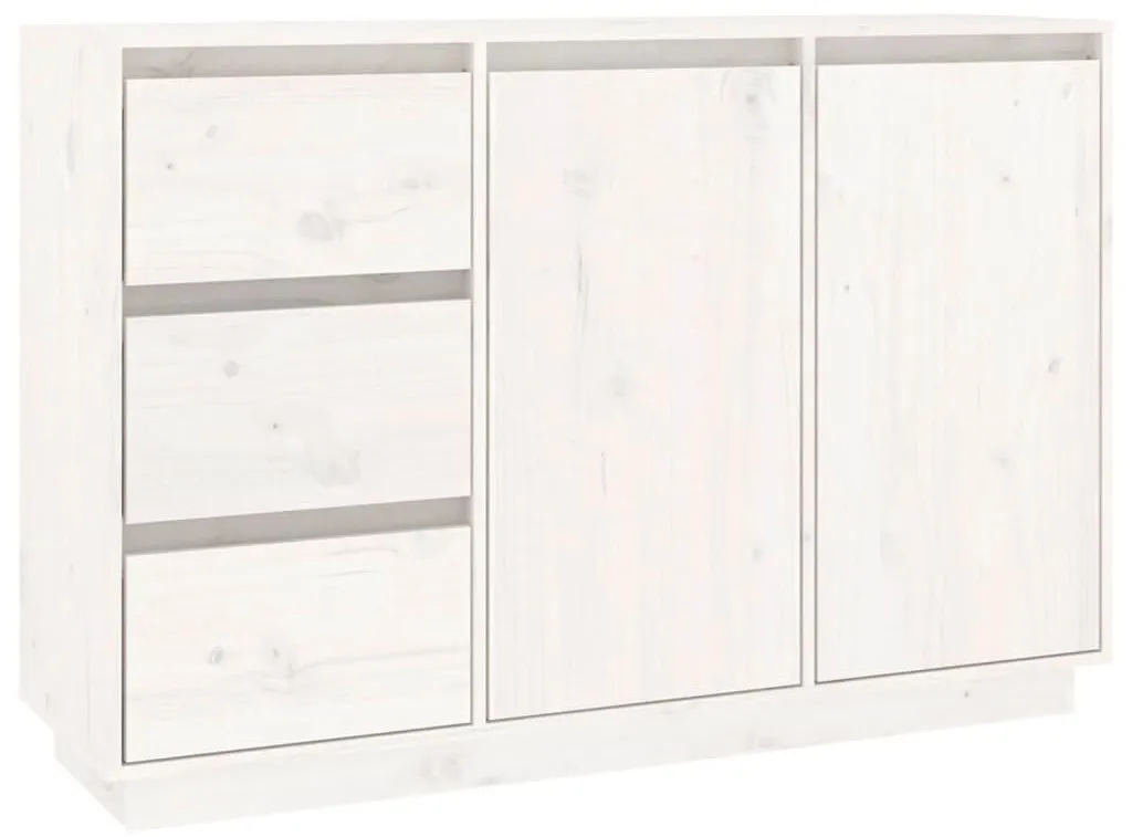 Biała duża komoda z litego drewna E7-Z66