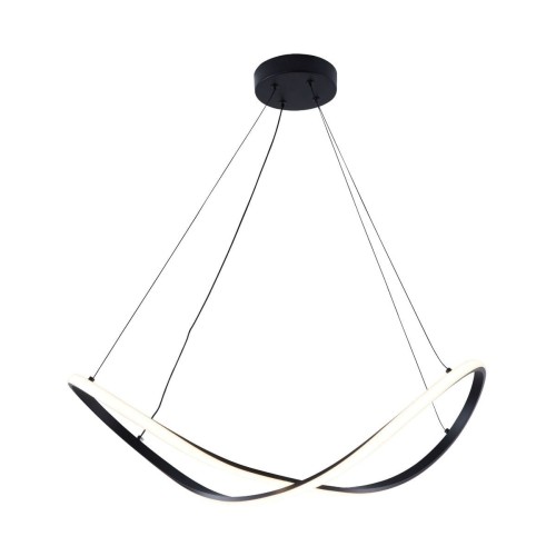 Erda lampa wisząca 1xLED/45W czarna 19600P-BK