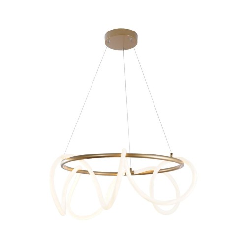 Balbo lampa wisząca 1xLED/58W złota 20006PL-GD