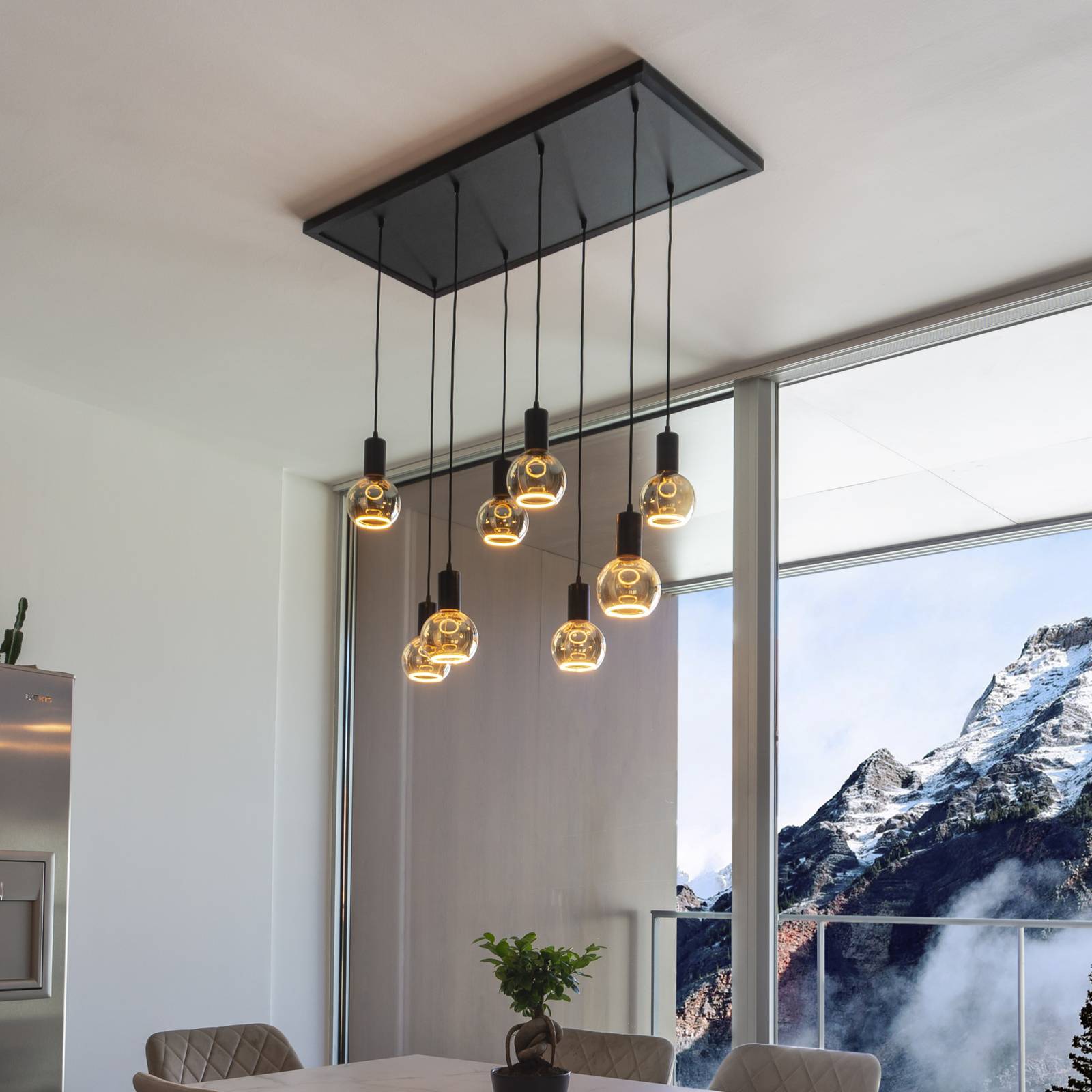 SEGULA floating globe G125 E27 6W szara otwarta