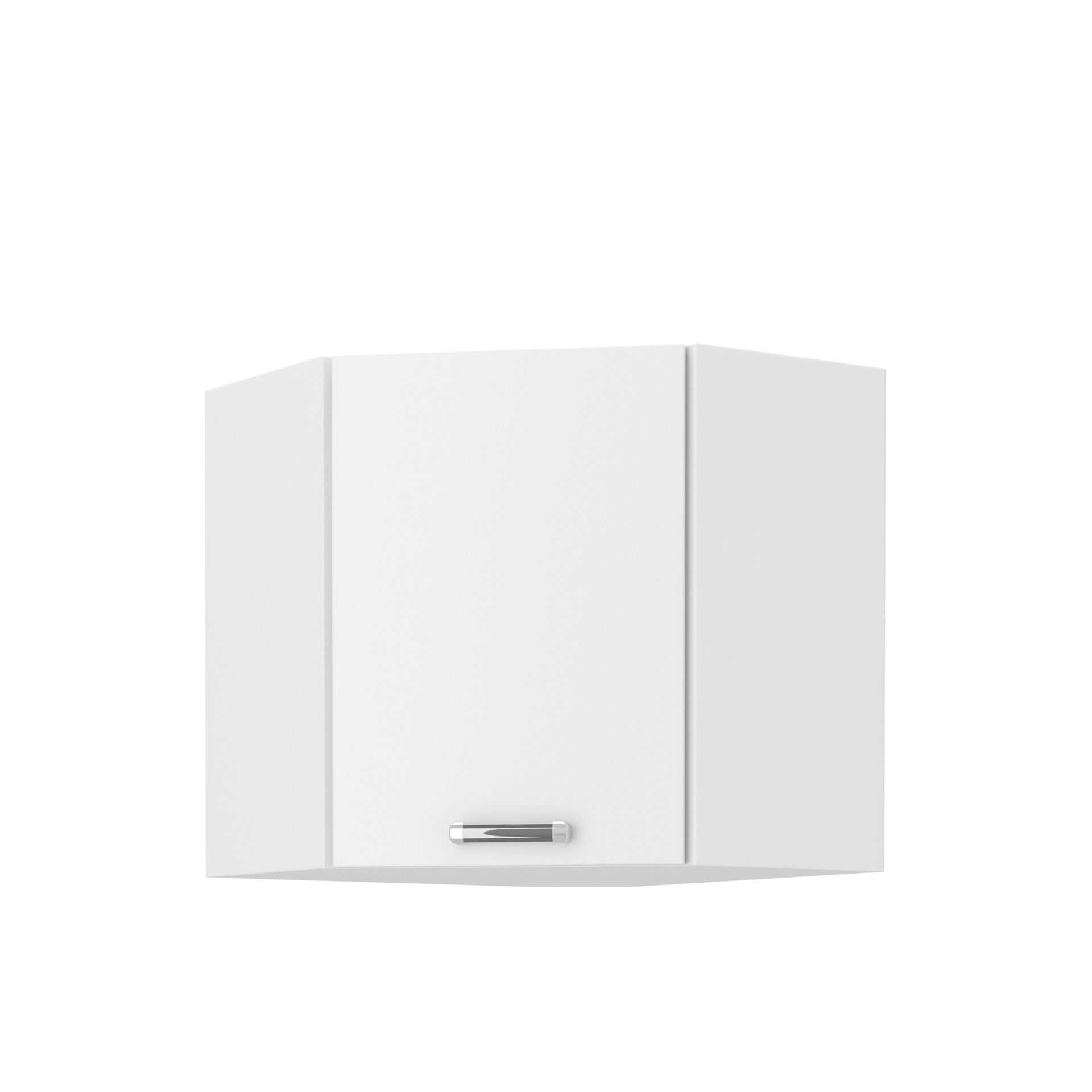 Szafka Górna Wisząca Narożna 1 Drzwi 58 x 58 GN-60 1F Omega Stolarz Lempert Biały