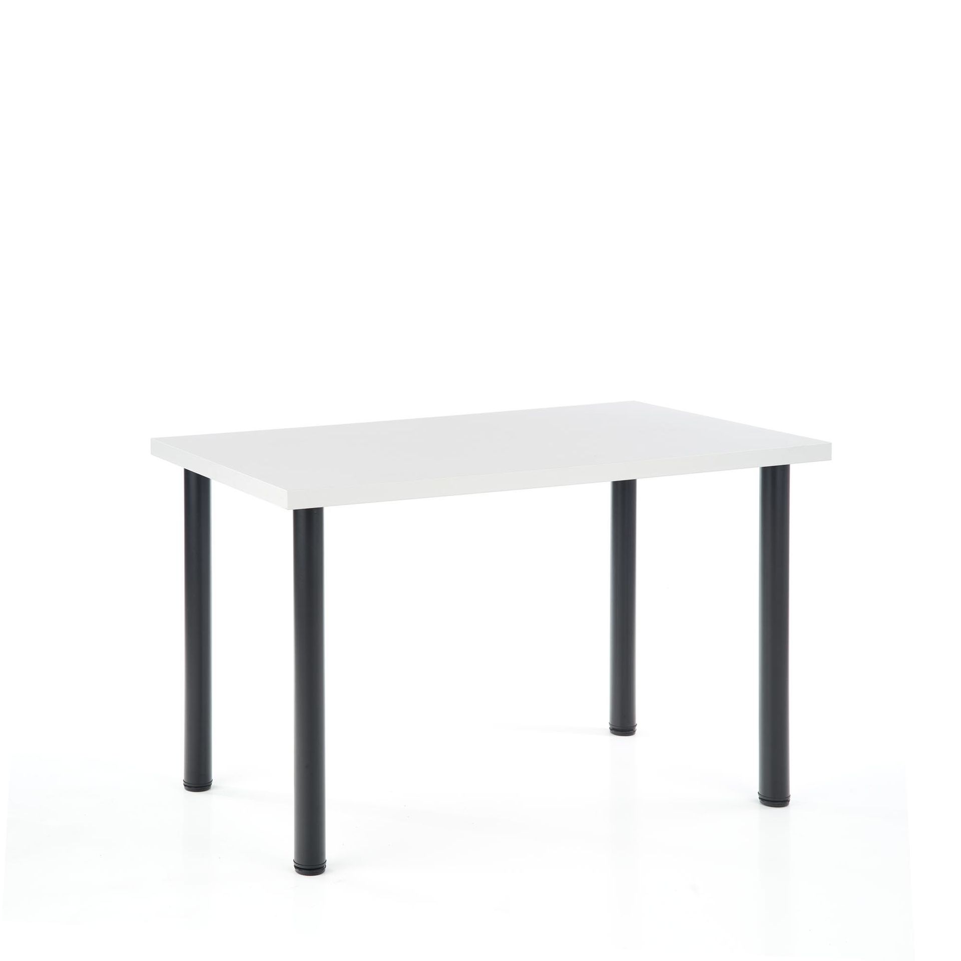 Stół 120 x 60 x 75 Modex 2 120 Biały Mat / Czarny Halmar
