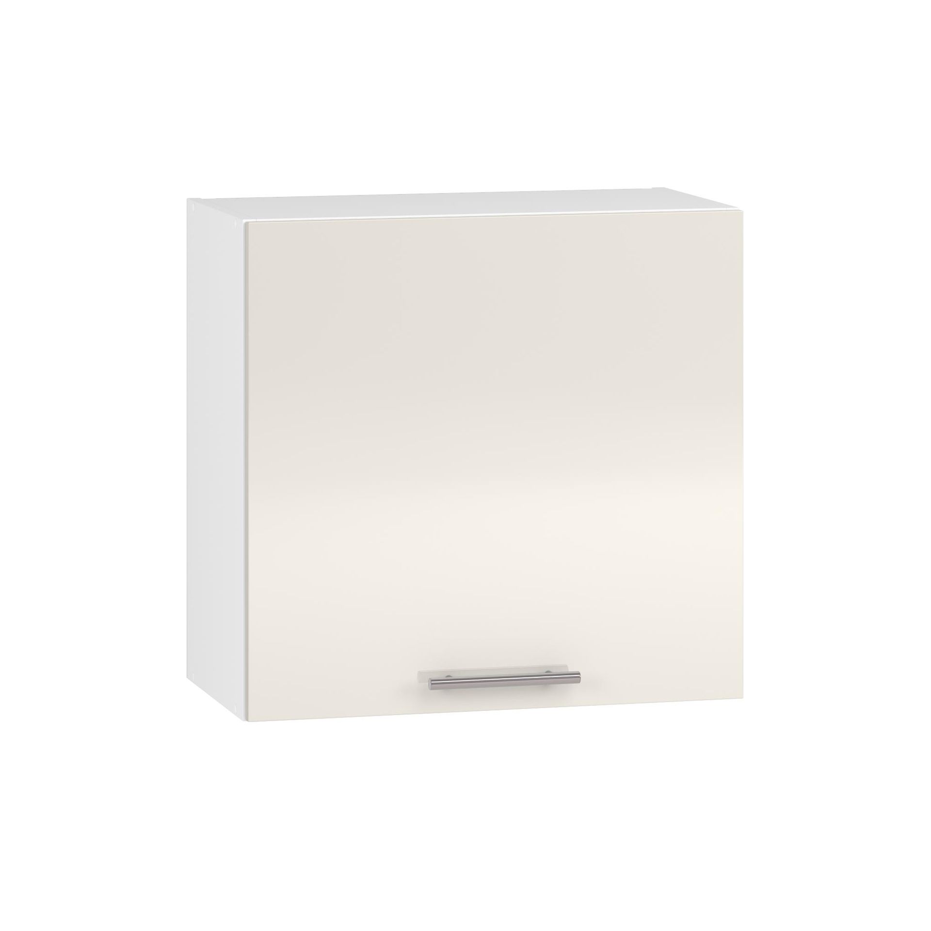 Szafka Górna Wisząca 1 Drzwi GOO-60/58 Biały / Beżowy Połysk Vento Halmar Beż, Biały