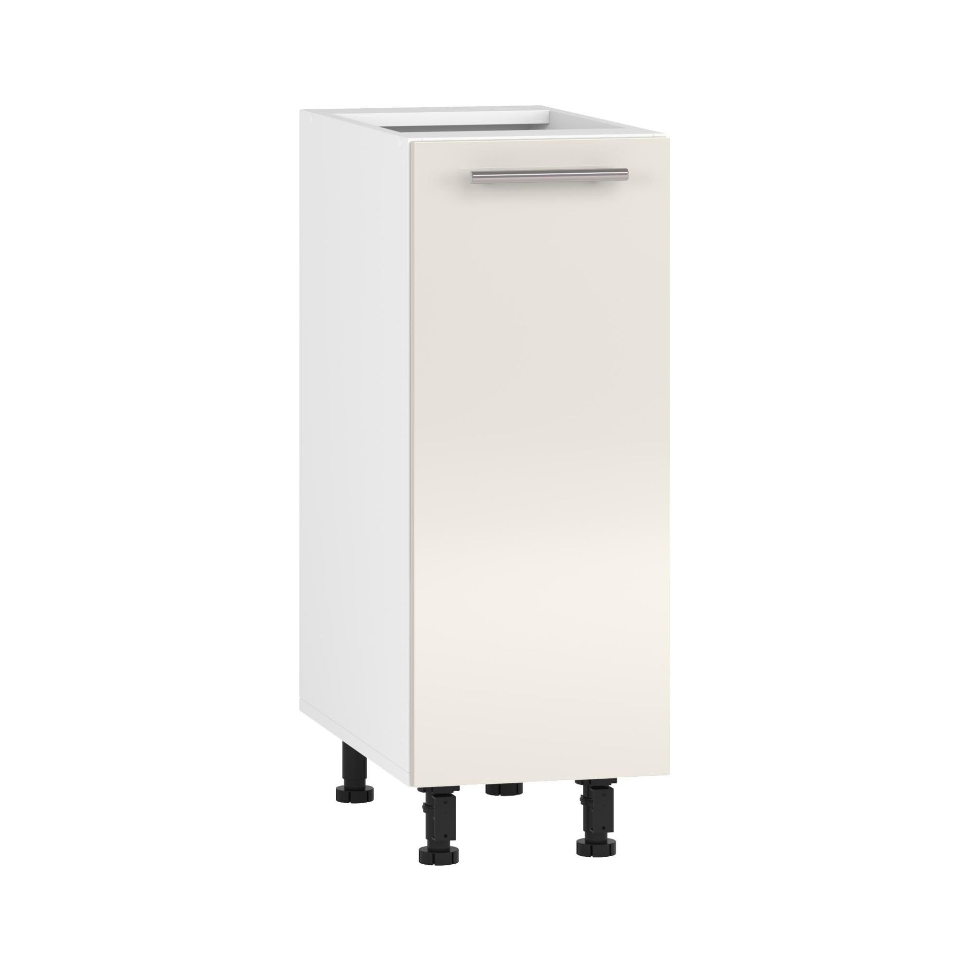 Szafka Dolna Stojąca 1 Drzwi D-30/82 Biały / Beżowy Połysk Vento Halmar Beż, Biały