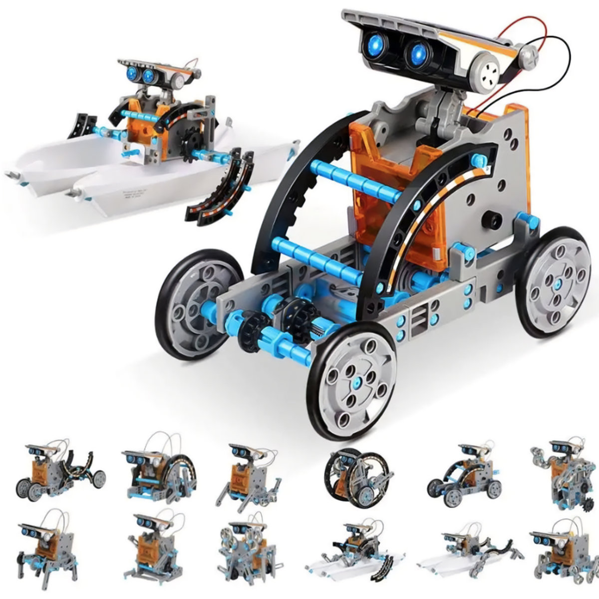Robot Solarny 13w1 Zestaw Konstrukcyjny Edukacyjny Zabawka Dla Dzieci