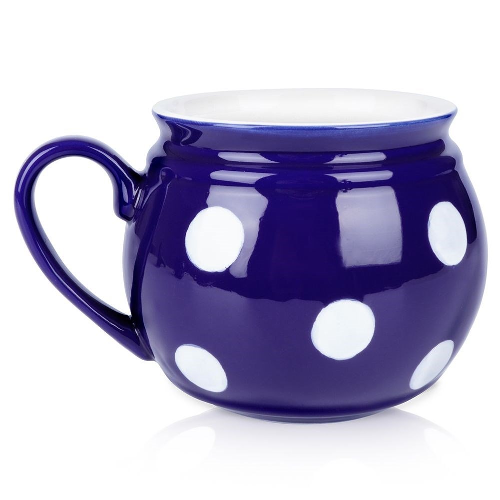 Kubek ceramiczny niebieski 850 ml