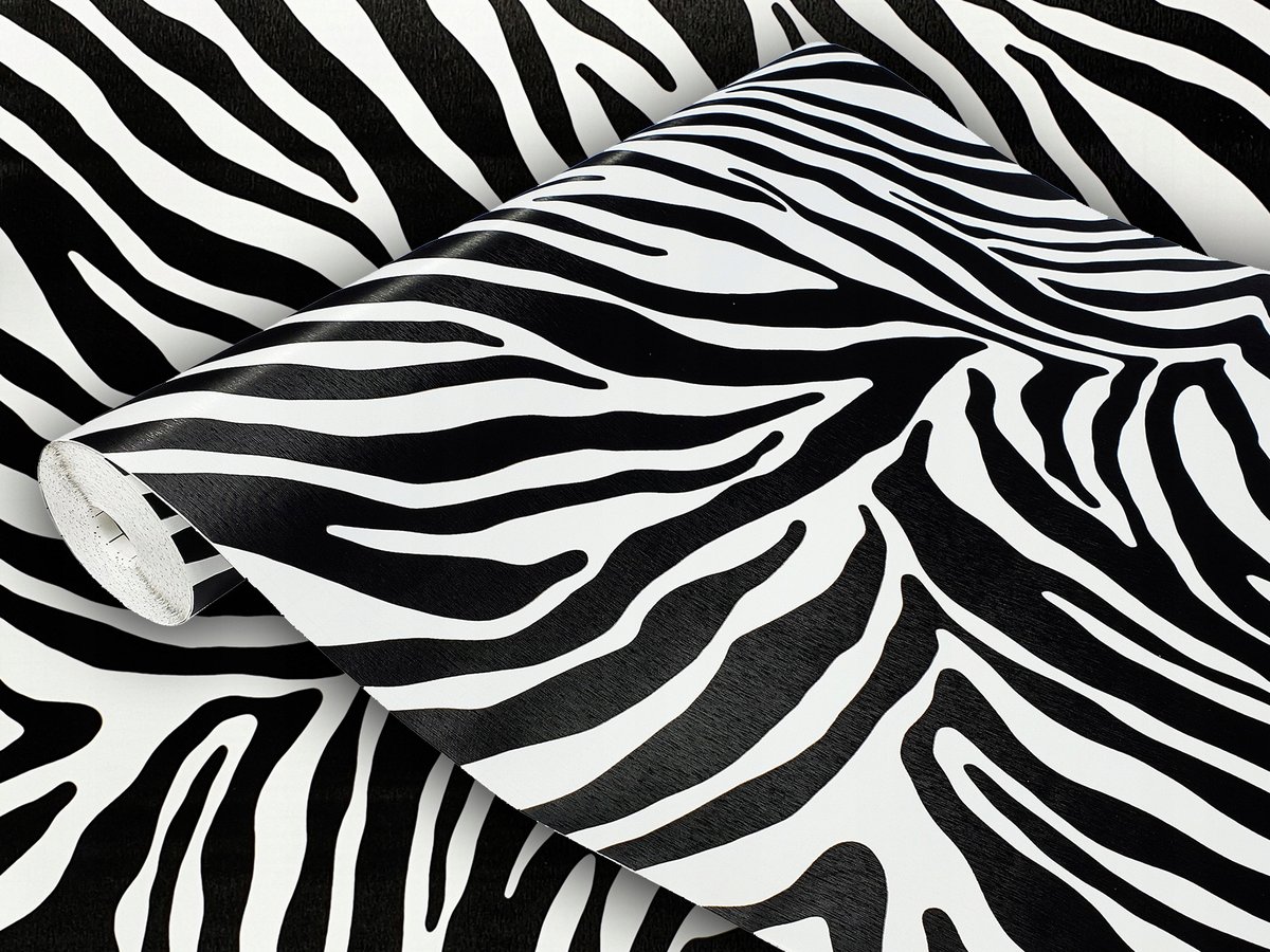 Samoprzylepna Okleina Meblowa Zebra Na Szafkę Regał Komodę Meble 45x490
