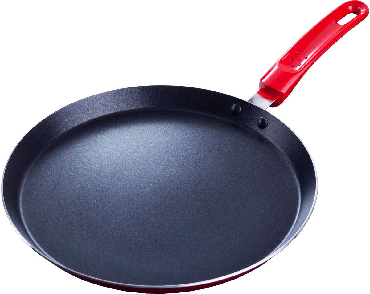 KOKO - Patelnia do naleśników Classic - aluminium - non-stick - INDUKCJA - czerwona - Ø 26 cm - KO-0080