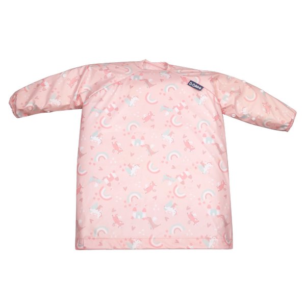 BIBaDO Wodoodporny śliniak z długim rękawem BLW Over the Rainbow