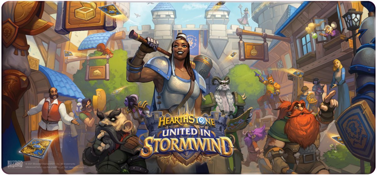 Hearthstone - United in Stormwind Podkładka pod mysz (XL)