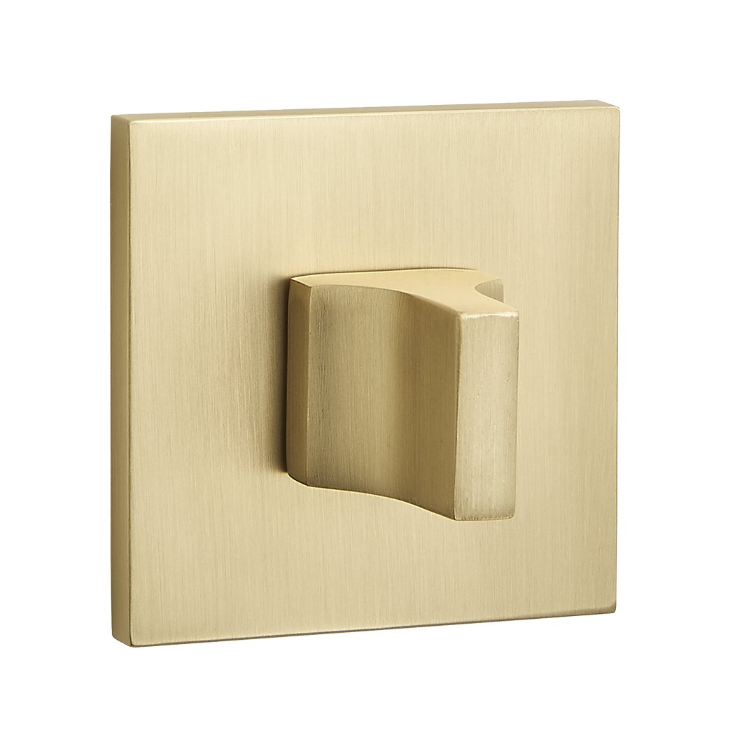 Rozeta Kwadratowa Wc Szyld Do Klamki Wewnętrznej Złota