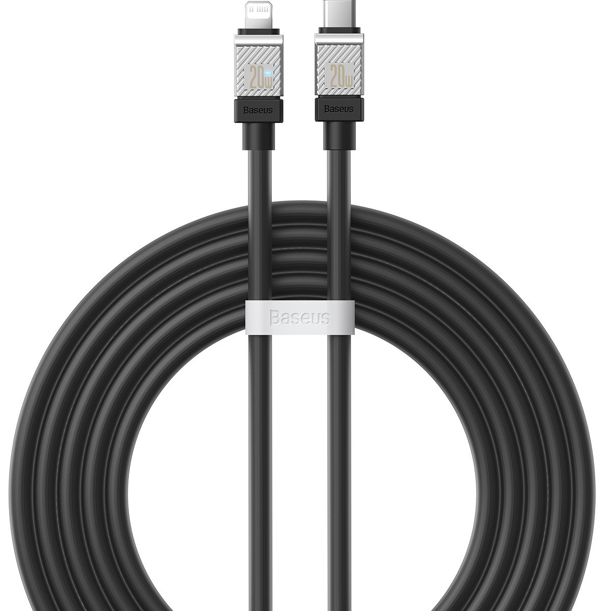 Zdjęcia - Kabel BASEUS  USB C - Lightning 20W 1m  CoolPlay - czarny 