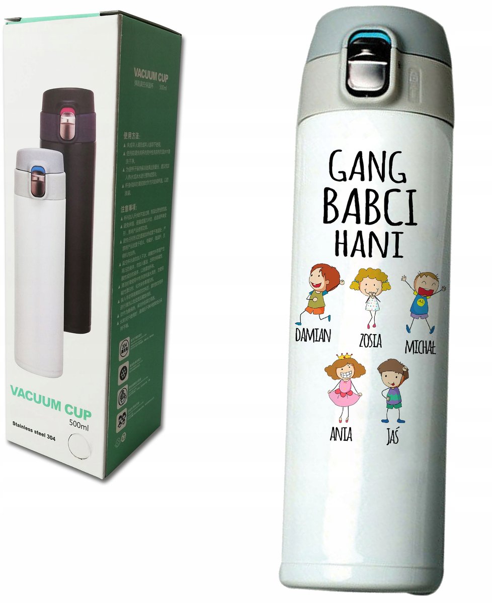 KUBEK TERMICZNY GANG BABCI I DZIADKA PREZENT Y4